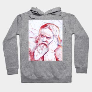 Snorri Sturluson Portrait | Snorri Sturluson Artwork | Line Art Hoodie